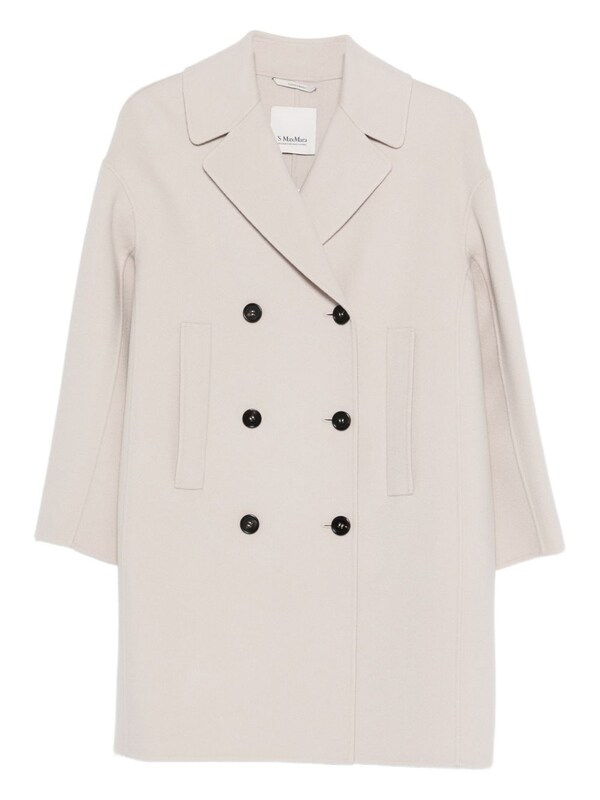  S Max Mara S Max Mara Wool Double-breasted Coat 