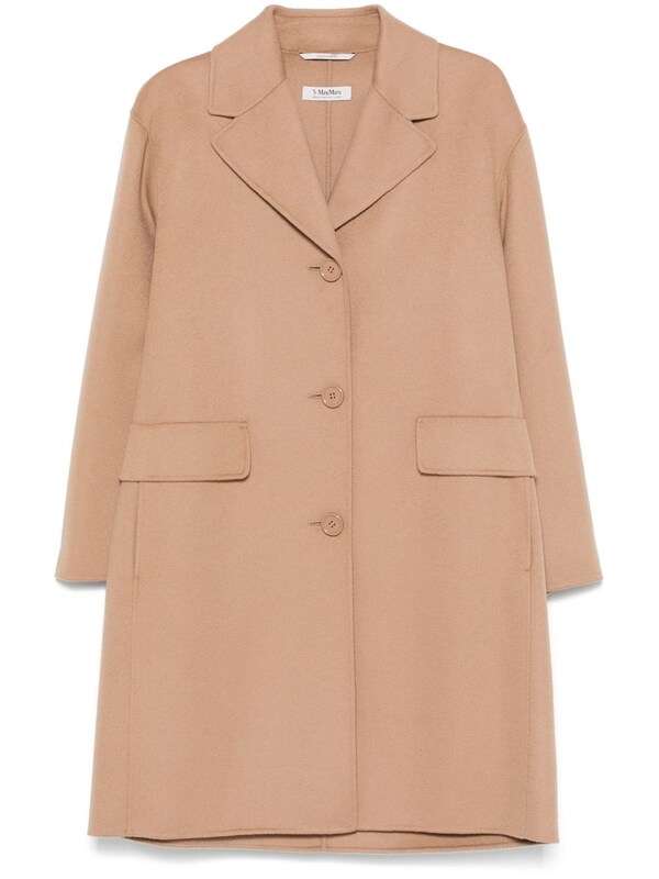  S Max Mara S Max Mara Wool Single-breasted Coat 