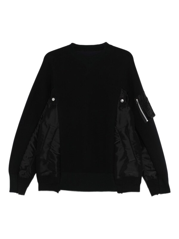  Sacai Sacai Cotton Blend Sweater 