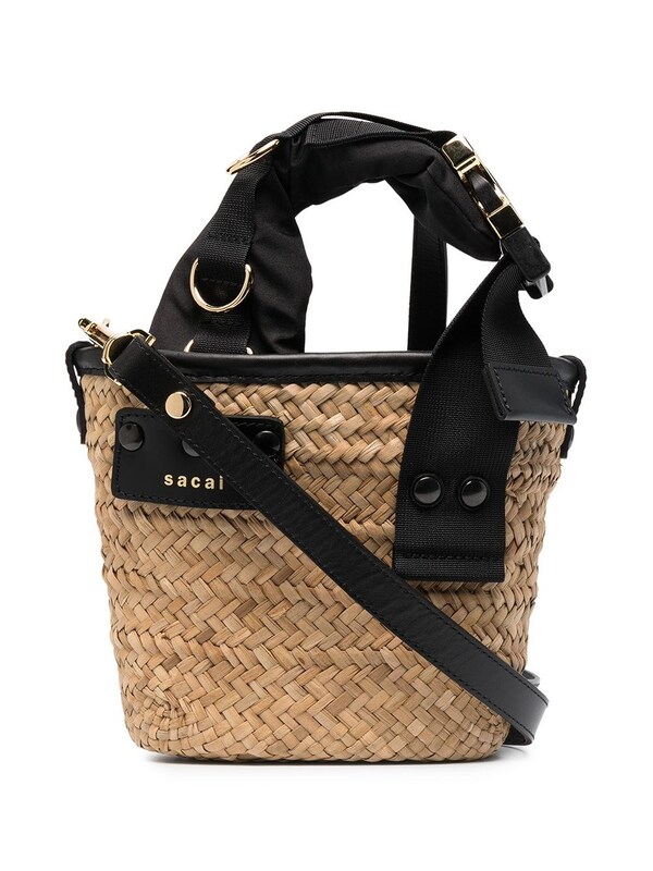  Sacai Sacai Rafia Bucket Bag 