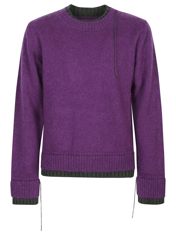  Sacai Sacai Wool Crewneck Sweater 