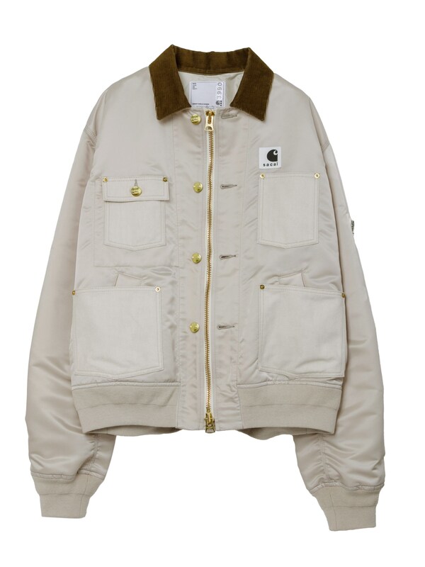  Sacai X Carhartt Wip Sacai X Carhartt Wip Jacket With Logo 