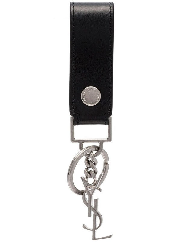  Saint Laurent Saint Laurent Cassandre Leather Key Holder 