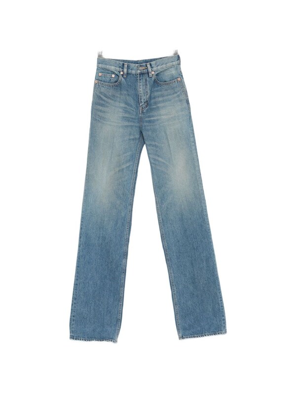  Saint Laurent Saint Laurent Denim Cotton Flared Jeans 