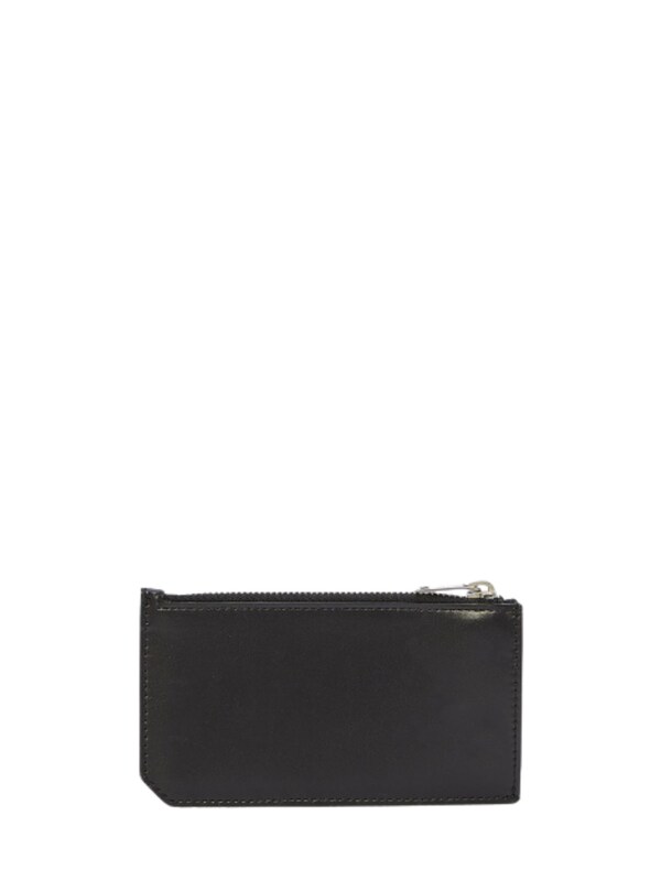  Saint Laurent Saint Laurent Tiny Cassandre Fragments Card Holder With Zip 
