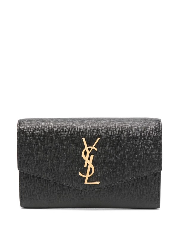  Saint Laurent Saint Laurent Uptown Leather Wallet On Chain 