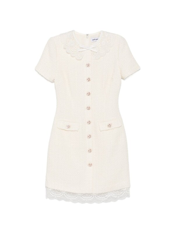  Self Portrait Self Portrait Bouclé Mini Dress 