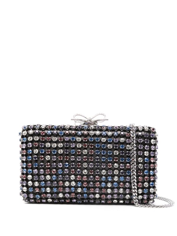 Self Portrait Self Portrait Crystal Embellished Clutch 