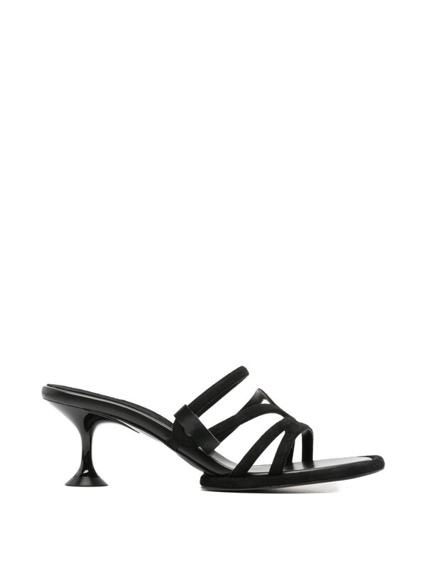  Sergio Rossi Sergio Rossi Suede Leather Heel Sandals 