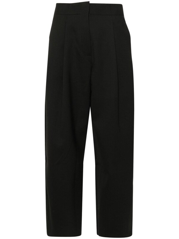  Studio Nicholson Studio Nicholson Wide Leg Cropped Trousers 