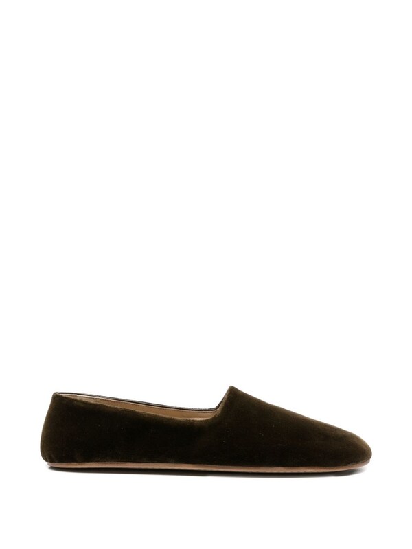  The Row The Row Ponti Velvet Slippers 