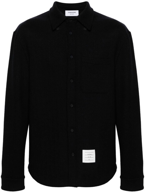  Thom Browne Thom Browne Oversized Herringbone Shirt 