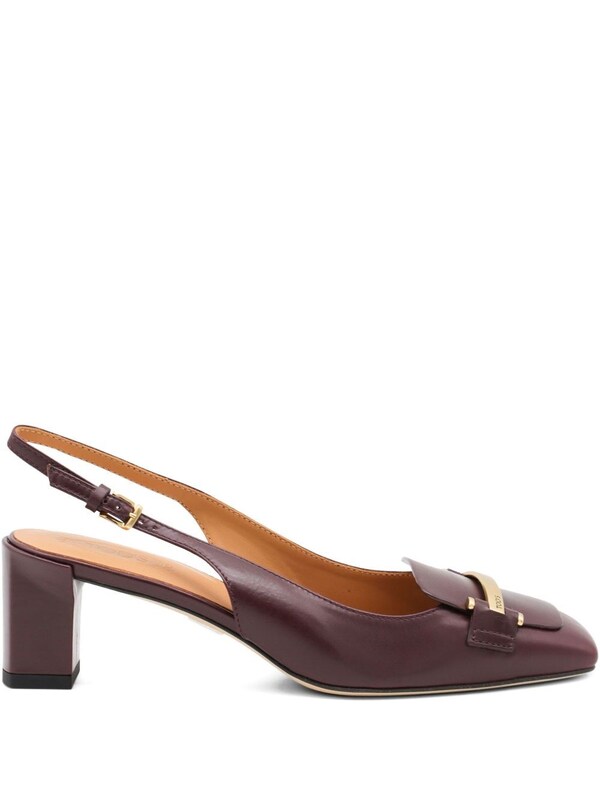  Tod's Tod's Leather Slingback Pumps 