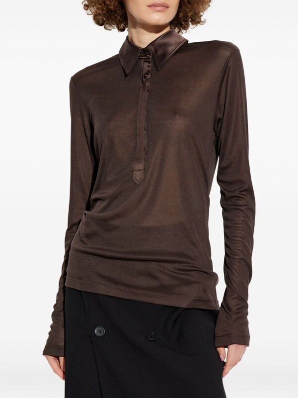  Tom Ford Tom Ford Silk Polo Shirt 