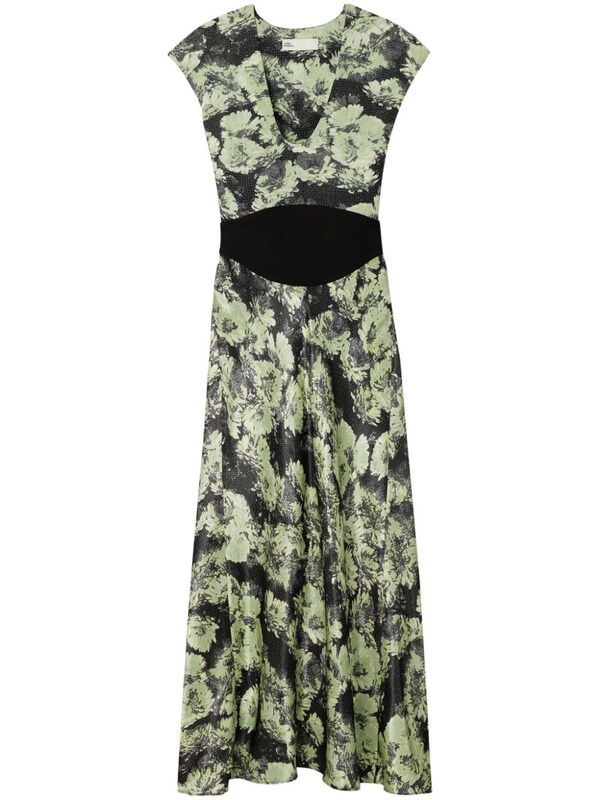  Tory Burch Tory Burch Printed Midi Dress 