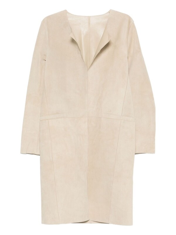  Toteme Toteme Suede Leather Coat 