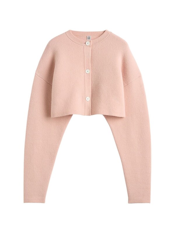  Toteme Toteme Wool Cropped Cardigan 