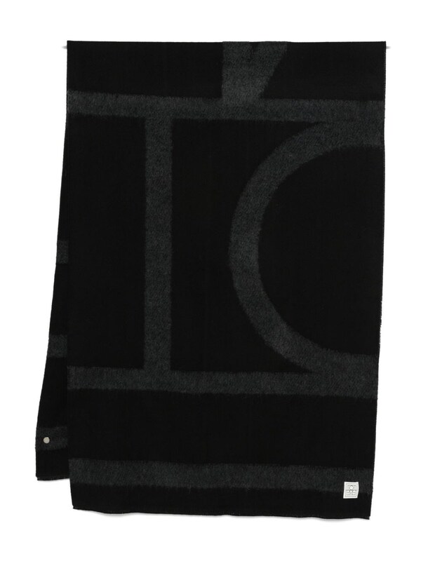  Toteme Toteme Wool Monogram Scarf 
