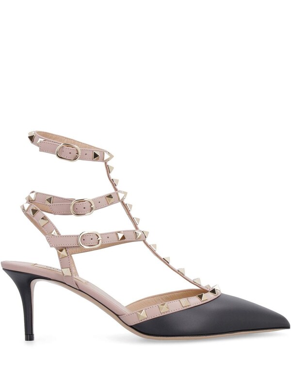  Valentino Garavani Valentino Garavani Rockstud Leather Pumps 
