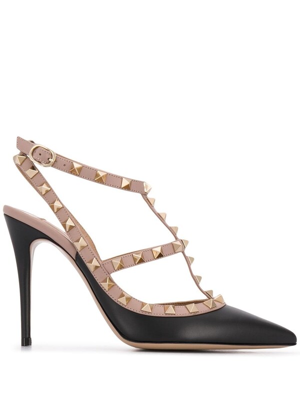  Valentino Garavani Valentino Garavani Rockstud Leather Pumps 