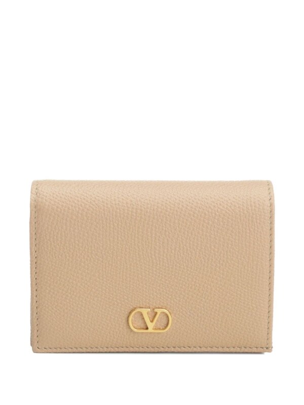  Valentino Garavani Valentino Garavani Vlogo Signature Leather Wallet 