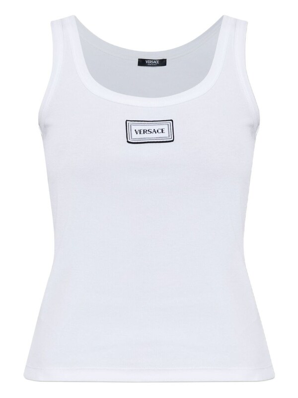  Versace Versace Logo Cotton Tank Top 