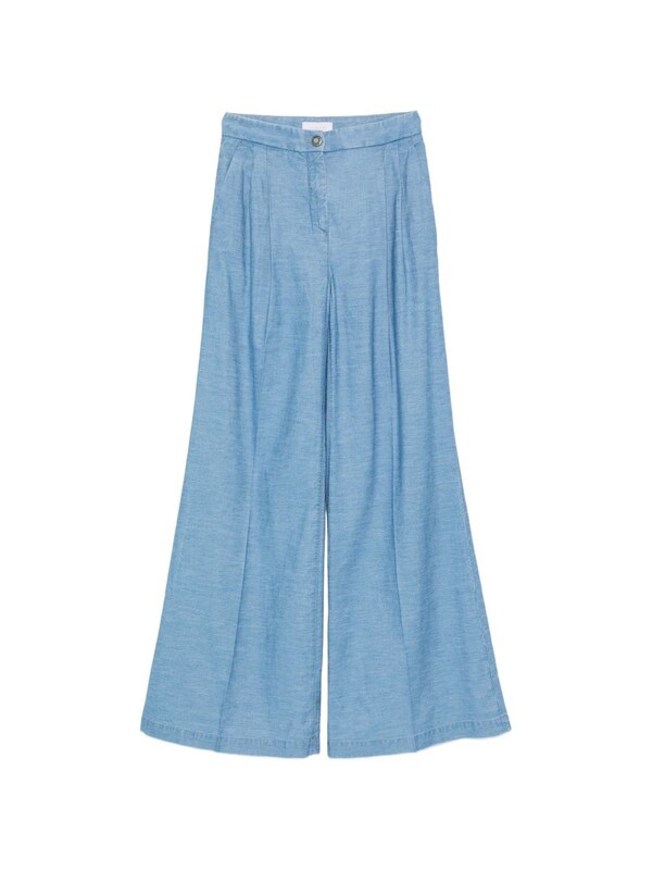  Via Masini 80 Via Masini 80 Cotton Flared Trousers 
