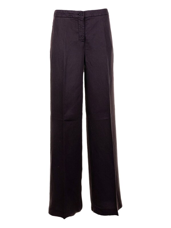  Via Masini 80 Via Masini 80 Linen Wide-leg Trousers 