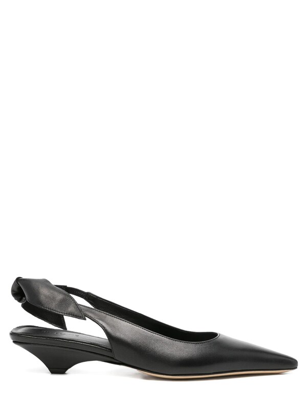  Vic Matie Vic Matie Leather Slingbacks 