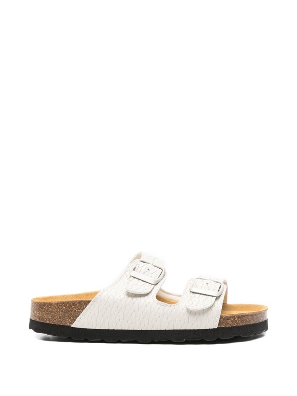  Woolrich Woolrich Two Bands Leather Sandals 