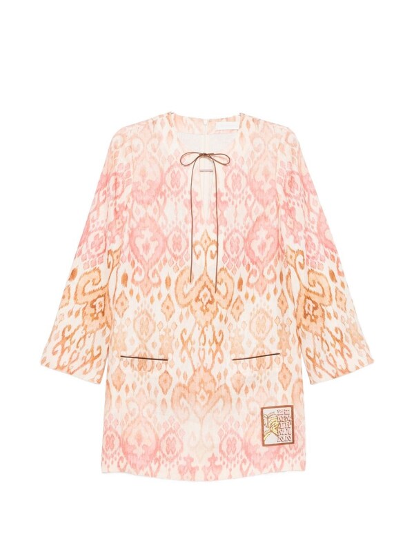  Zimmermann Zimmermann Aster Linen Mini Dress 