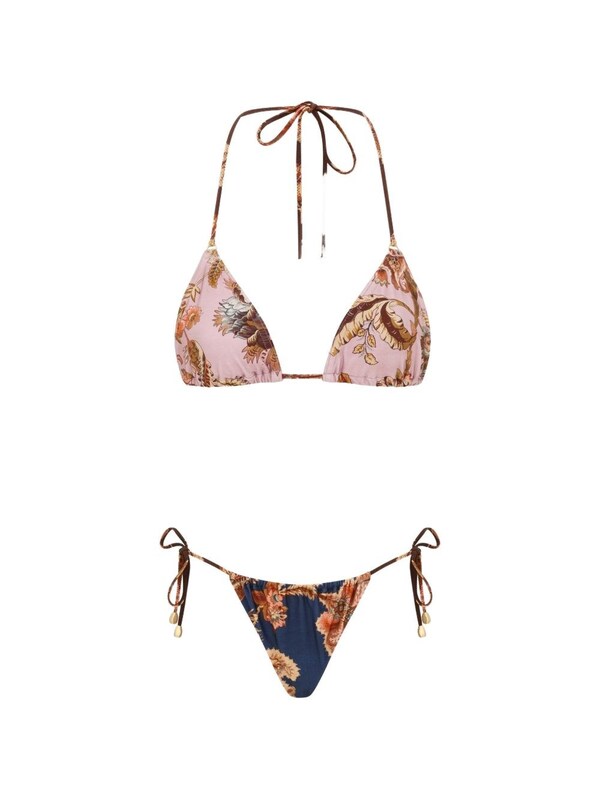  Zimmermann Zimmermann Aster Triangle Bikini Set 