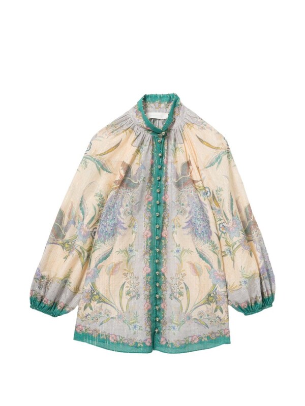  Zimmermann Zimmermann Indra Cotton And Silk Blouse 