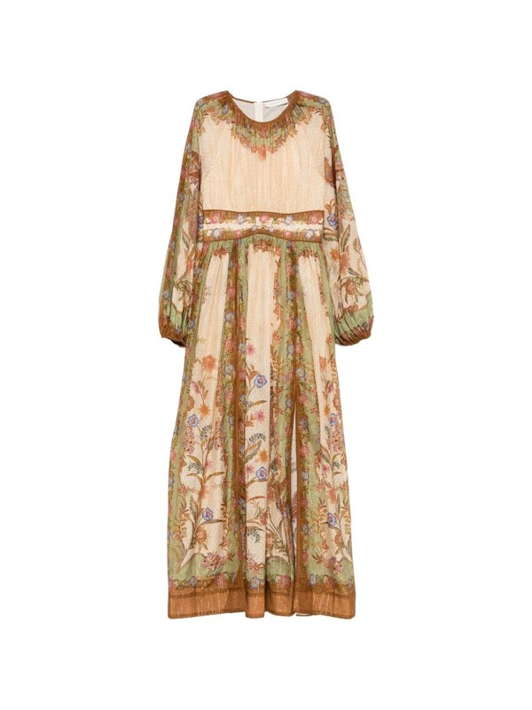  Zimmermann Zimmermann Indra Cotton And Silk Long Dress 