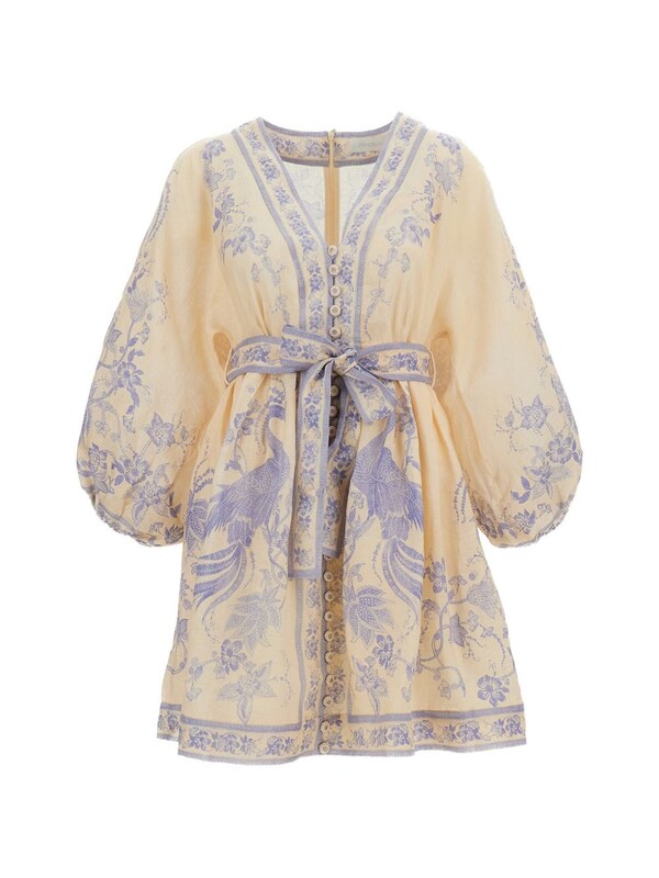  Zimmermann Zimmermann Indra Linen Mini Dress 