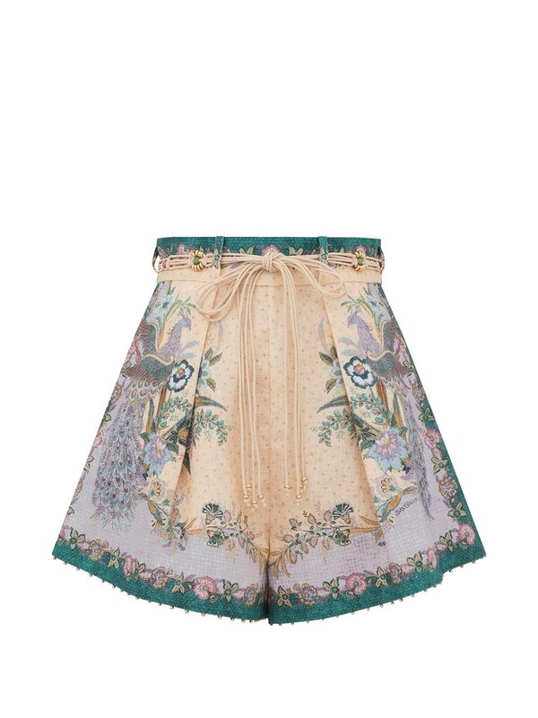  Zimmermann Zimmermann Indra Linen Shorts 