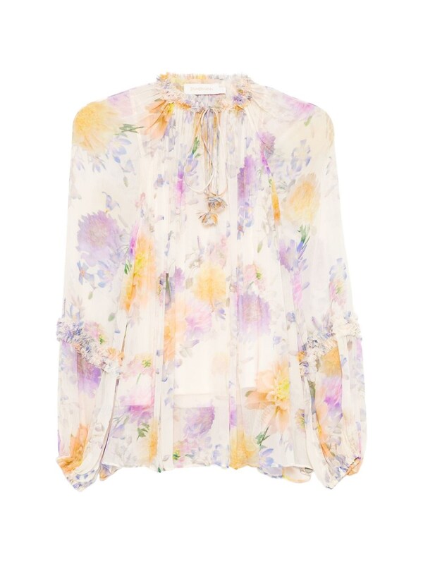  Zimmermann Zimmermann Luna Ruffled Blouse 