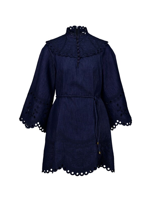  Zimmermann Zimmermann Mahon Denim Mini Dress 