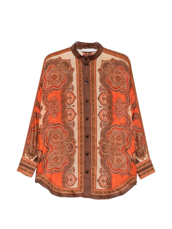 Zimmermann Zimmermann Mahon Printed Silk Shirt 