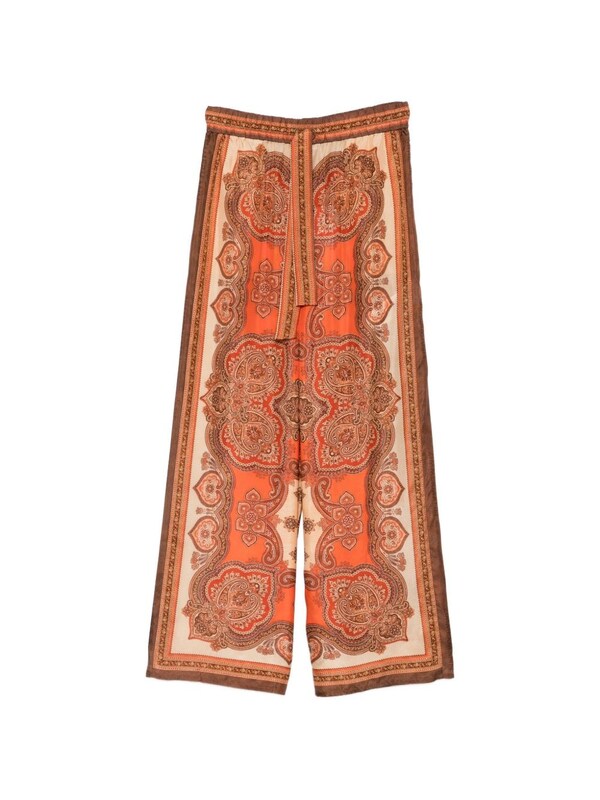  Zimmermann Zimmermann Mahon Printed Silk Trousers 