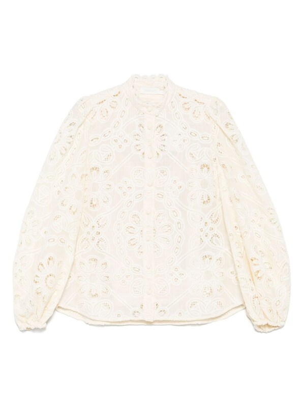  Zimmermann Zimmermann Rhiannon Embroidered Blouse 