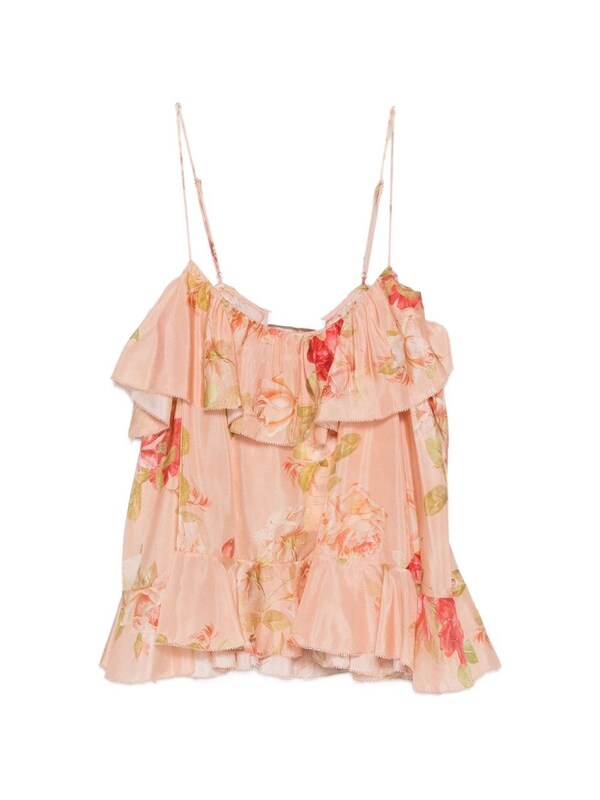  Zimmermann Zimmermann Roselight Silk Top 