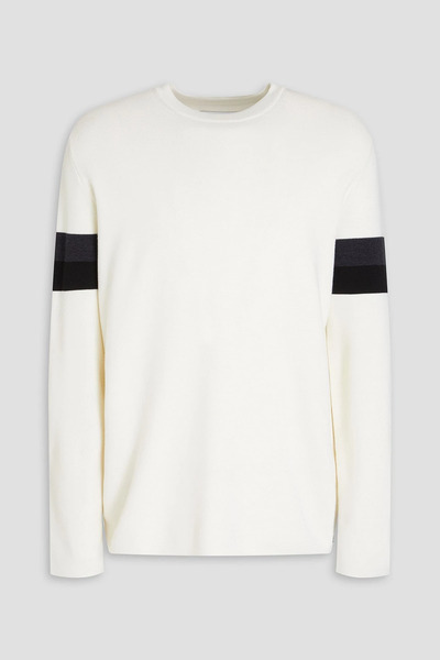  Aztech Mountain - Shell-trimmed Wool Sweater - White - M 