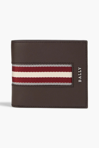  Bally - Striped Leather Wallet - Brown - Onesize 