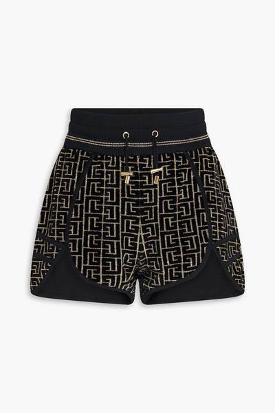  Balmain - Cotton-blend Shorts - Metallic - Xxs 