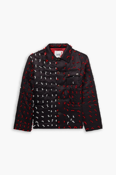  Bode - Embroidered Tencel™-twill Jacket - Black - M/l 