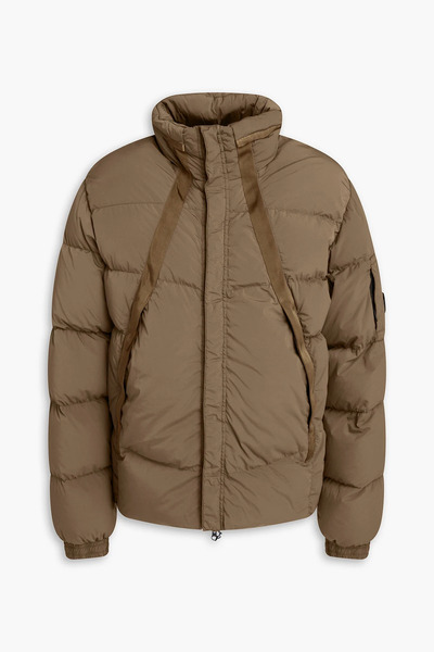  C.p. Company - Webbing-trimmed Quilted Shell Down Jacket - Brown - It 46 