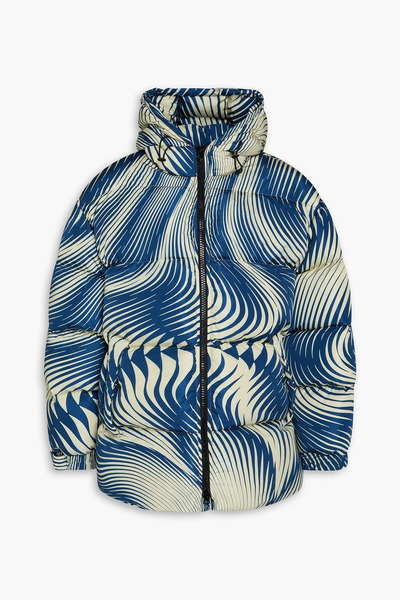  Dries Van Noten - Quilted Printed Shell Jacket - Blue - L 
