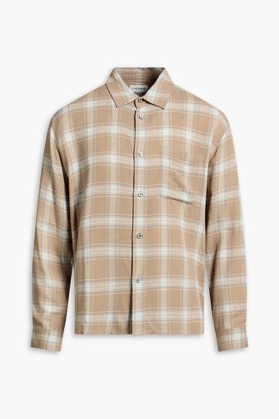  Frame - Checked Flannel Shirt - Neutral - S 
