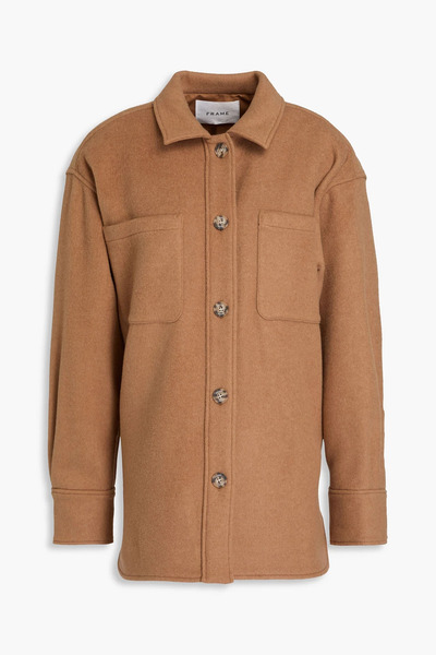  Frame - Embroidered Felt Jacket - Neutral - M 